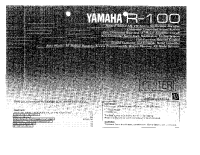 Yamaha R-100 - Owners Manual 